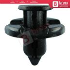 Nissan 01553 09321 Toyota 90044 68320 İçin 10 Adet Tampon Klipsi