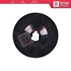 Ford Mercedes için 10 Adet Vida Somunu Siyah 1019377 0009889325