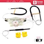 VW Golf MK4 Jetta Bora A4 1J 4/5 Kapı 1JM898462 İçin Sağ Ön Cam Kriko Tamir Seti