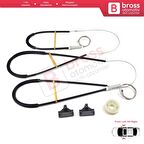 Seat Toledo MK2 1998-2004 Leon MK1 1999-2006 1M0837462A İçin Elektrikli Ön Sağ Cam Kriko Tamir Seti