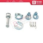 BMW X3 E83 X5 E53 51217035421 51217035422 İçin Ön Sağ veya Sol Kapı Kilit Tamir Takımı 