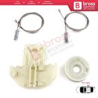 Ford Focus MK1 1998-2005 4/5 Kapı Hatchback Sedan Wagon 1138203 İçin Arka Sağ Cam Kriko Tamir Seti