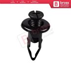 Honda için 10 Adet İtmeli Tip Tutucu Klipsi 91502 SM4 000