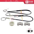 Land Rover Freelander MK1 1997-2006 3/5 Kapı LR006371 İçin Elektrikli Ön Sağ Cam Kriko Tamir Seti