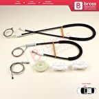 VW Sharan Seat Alhambra MK1 1995-2010 Ford Galaxy MK1 İçin Elektrikli Ön Sağ Kapı Cam Kriko Seti