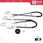 Land Rover Freelander MK1 1997-2006 CVH101150 İçin Elektrikli Arka Bagaj Kapı Cam Kriko Tamir Seti