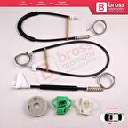 Seat Cordoba MK1 6K1 6K2 Vario 6K5 Inca 6K9 6K4837401P İçin Ön Sol Cam Kriko Tamir Seti