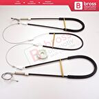 Peugeot 306 Phase 2/3 1997-2002 Cabrio Convertible 922285 İçin Elektrikli Sol Cam Kriko Tamir Seti