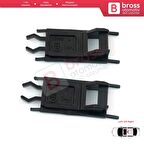 BMW E36 E39 X5 E53 E46 için 2 Adet Sunroof Kızak Ray Tamir Klipsi 54137134516