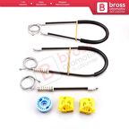 Land Rover Freelander MK1 L314 LN 1997-2006 3/5 Kapı İçin Elektrikli Ön Sağ veya Sol Cam Kriko Seti