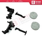 BMW 1 3 5 X5 X6 Z4 E90 E91 E92 E93 için Kapı Kilit Tamir Seti 51217202143