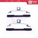 VW Jetta Golf GT Passat Beetle İçin 2 Set Sunroof Klipsi 4B0877165