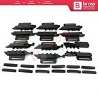 Peugeot 307 SW İçin 24 Parça Tavan Perdesi Tamir Takımı 84001TY