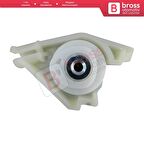 Audi A4 İçin Ön Sol Kapı Elektrikli Cam Kriko Köşe Makara Takımı