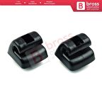 Mercedes E Sınıfı İçin Sunvisor Güneşlik Tutucu Klipsi Ürün 2 Adet Olmak Üzere Gri Renk Oluşmaktadır