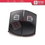 Mercedes Sprinter MK2 W906 2006-2020 VW Crafter MK1 2006-2017 İçin 2 Adet Ön Sol Cam Düğme Kapağı