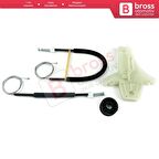 VW Amarok MK1 2H 2010-2022 4-Kapı Pickup 2H0837402 İçin Elektrikli Ön Sağ Cam Kriko Tamir Seti