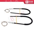 Renault Master MK3 Opel Movano B Nissan NV400 X62 Interstar 807210008R İçin Sol Kapı Cam Kriko Seti