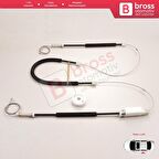 Audi A5 S5 Coupe 08 13 İçin Sol Arka Cam Mekanizması Tamir Takımı