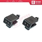 Renault Megane Scenic MK2 İçin 2 Adet Ön Cam Silecek Su Fıskiyesi :8200082347