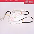 VW Scirocco MK3 137 138 2008–2017 3-Kapı 1K8837461 İçin Elektrikli Ön Sol Cam Kriko Tamir Seti