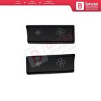 BMW 5 Serisi F10 F11 F01 F02 F03 F04 İçin 2 Parça Klima 9233635; 9233644; 9229602 Düğme Kapağı