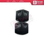 Mercedes Vito Viano Mixto W639 2003-2015 A6395451313 İçin 4 Adet Ön Sürücü Cam Düğme Kapağı