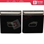 Porsche İçin 2 Adet Ön Kapılar Cam Açma Düğme Kapağı 7PP959858R DML