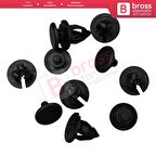 Opel Nissan Renault İçin 10 Adet Bagaj Döşeme Klipsi 7703077434