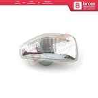 Dacia Sandero Logan İçin Beyaz Sağ Yan Çamurluk Sinyali 261601801R