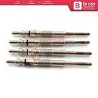 Chevrolet Opel Daewoo İçin 4 Adet Isıtma Bujisi GX2094, 96440144