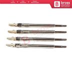 Citroen Peugeot Volvo Jaguar Land 2.4 2.7 3.6 için 4 Adet Isıtma Bujisi GX4126