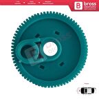 New Holland Traktör için Kabin Ön Silecek Motoru Tamir Dişlisi 50032309 Diş Sayısı: 74; Çap: 45 mm