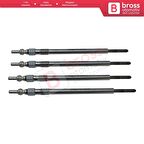 Mitsubishi Colt 1.5 DI Smart 1.5 CDI için 4 Adet Isıtma Bujisi 11.5 Volt A0011594601