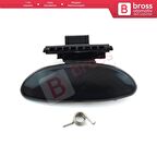 Citroen Elysee C2 C3 Peugeot 301 İçin Torpido Mandal SİYAH 8218A3