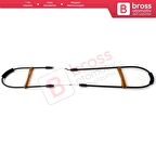 Fiat Doblo MK2 için Sağ Sürgülü Orta Kapı Kilit Dış Açma Teli 51892696