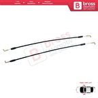 Hyundai Accent MK3 4/5 Kapı İçin 2 Adet Ön Kapı İç Açma Teli 813101E030