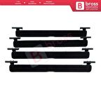 BSR575 1 BMW 5 F10 F11 İçin 4 Adet Tavan Oluk Çıta Port Kapağı 135*13 mm 51137274739
