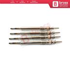 BMW F N47 N57 Motor İçin 4 Adet Kızdırma Bujisi 5.4 Volt 12230038490