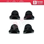 Mercedes CLA A C E W176 W177 W169 W205 W156 İçin 4 Adet Panoramic Roof Sunroof Kızak Braket Klipsi