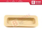 BSR628 BMW E39 E46 için Sunroof Güneşlik Açma Tutamak Elceği Bej 54137134542