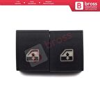 Opel Astra H Zafira B Tigra B 6240452 İçin 2 Adet Ön veya Arka Kapı Cam Açma Düğme Tamir Kapağı 