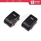 Land Rover Range Rover Sport MK1 L320 2005-2009 İçin 2 Adet Cam Açma Düğmesi Kapağı YUD501570PVJ