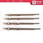 Renault Nissan Opel Mercedes Mazda Fiat İçin 4 Adet Kızdırma Bujisi 4,6 Volt 110651492R