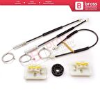 Ford Focus MK3 C346 2010-2019 4/5 Kapı BM5Z5423200 İçin Elektrikli Ön Sağ Kapı Cam Kriko Tamir Seti