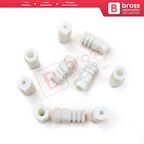 10 Adet Cam Kriko İndirme Kaldırma Mekanizma Kablo Ucu Halat Dübeli Tip BCP023