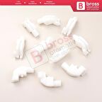 10 Adet Cam Kriko İndirme Kaldırma Mekanizma Kablo Ucu Halat Dübeli Tip BCP034