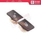 Mercedes A W176 B W246 C W204 E W212 W207 İç Kapı Kilit Düğme Kapak Seti 2049058402