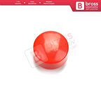 Citroen C3 MK3 C-Elysee C4 Cactus Peugeot 207 208 301 için KIRMIZI Plastik El Fren Düğme Tuş Kapağı