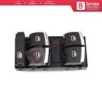 Audi A3 A6 Q7 İçin Sol Ön Kapı Cam Ana Açma Düğmesi 4F0959851H